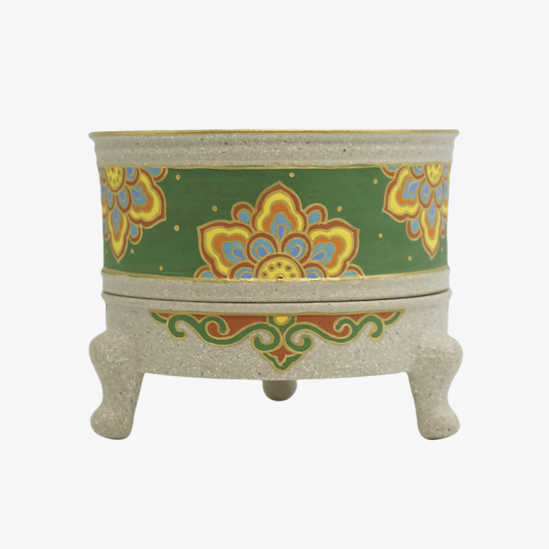 Echo of the 'Ding' (Ancient Chinese Tripod Caldron) Teacup