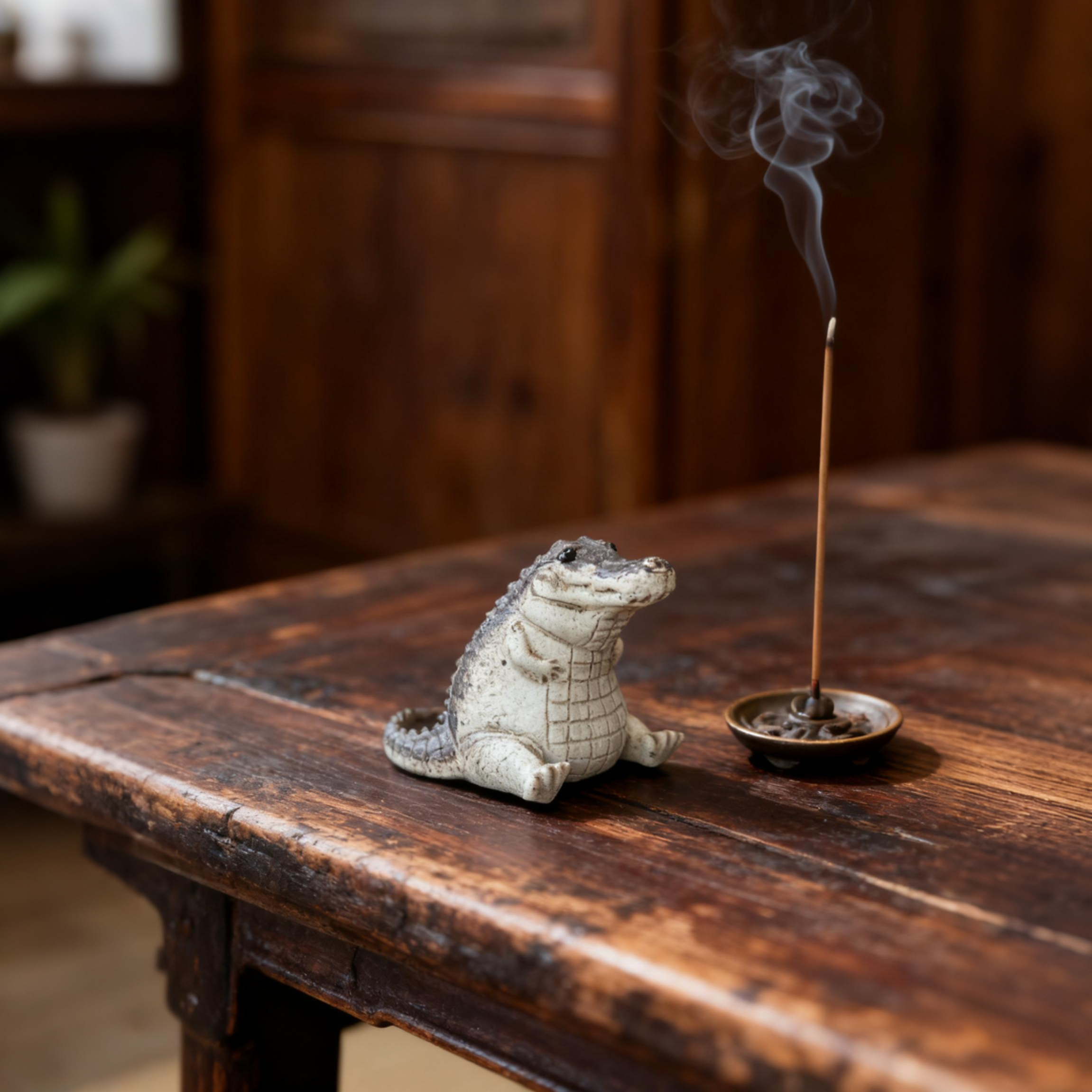 Wealthy Crocodile Tea Pet - Image 5