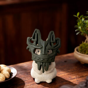 Bronze-Masked Rabbit  Tea Pet