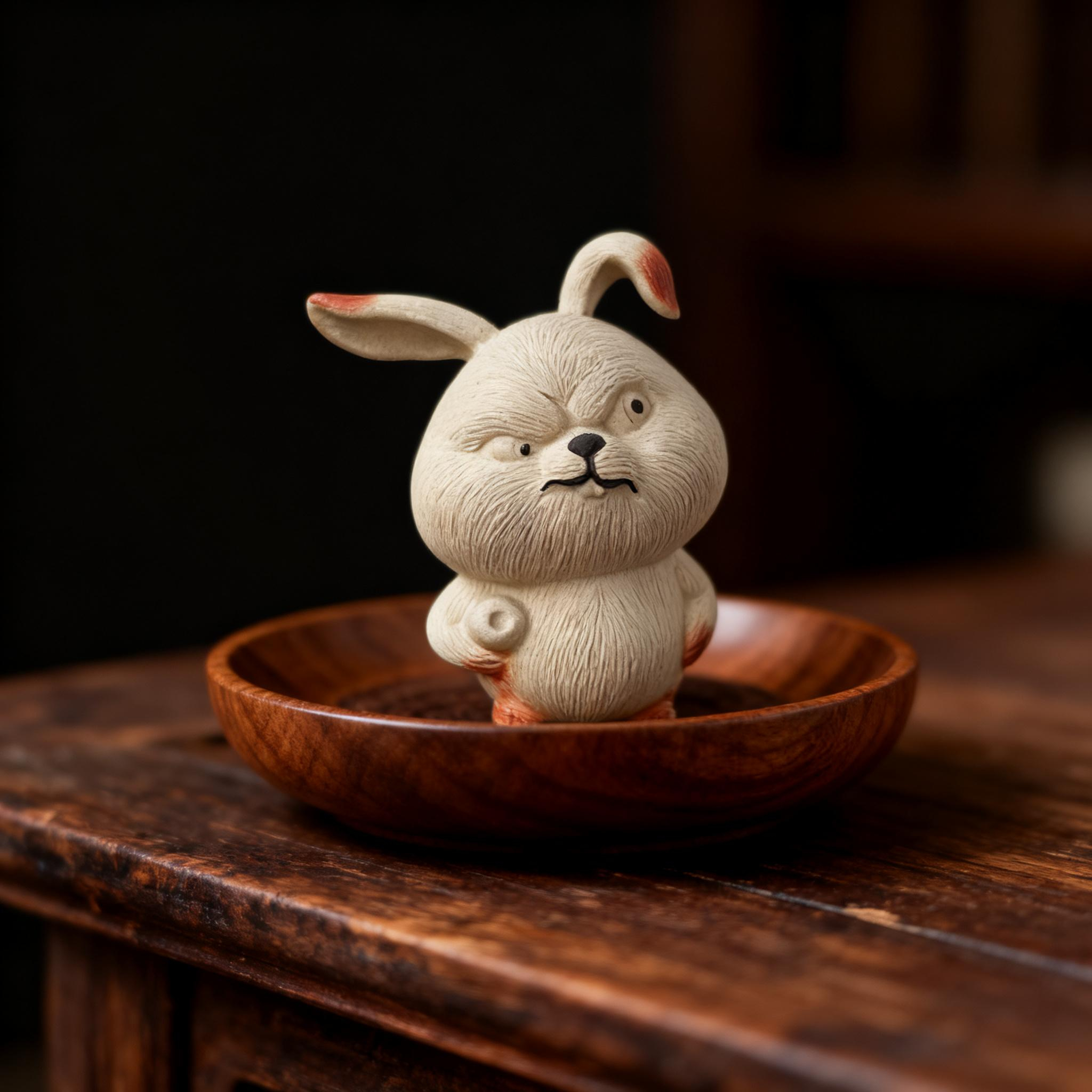 Carrot Rabbit Tea Pet