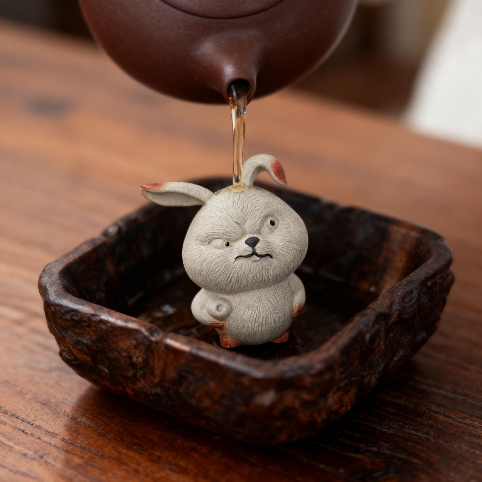 Carrot Rabbit Tea Pet - Image 4