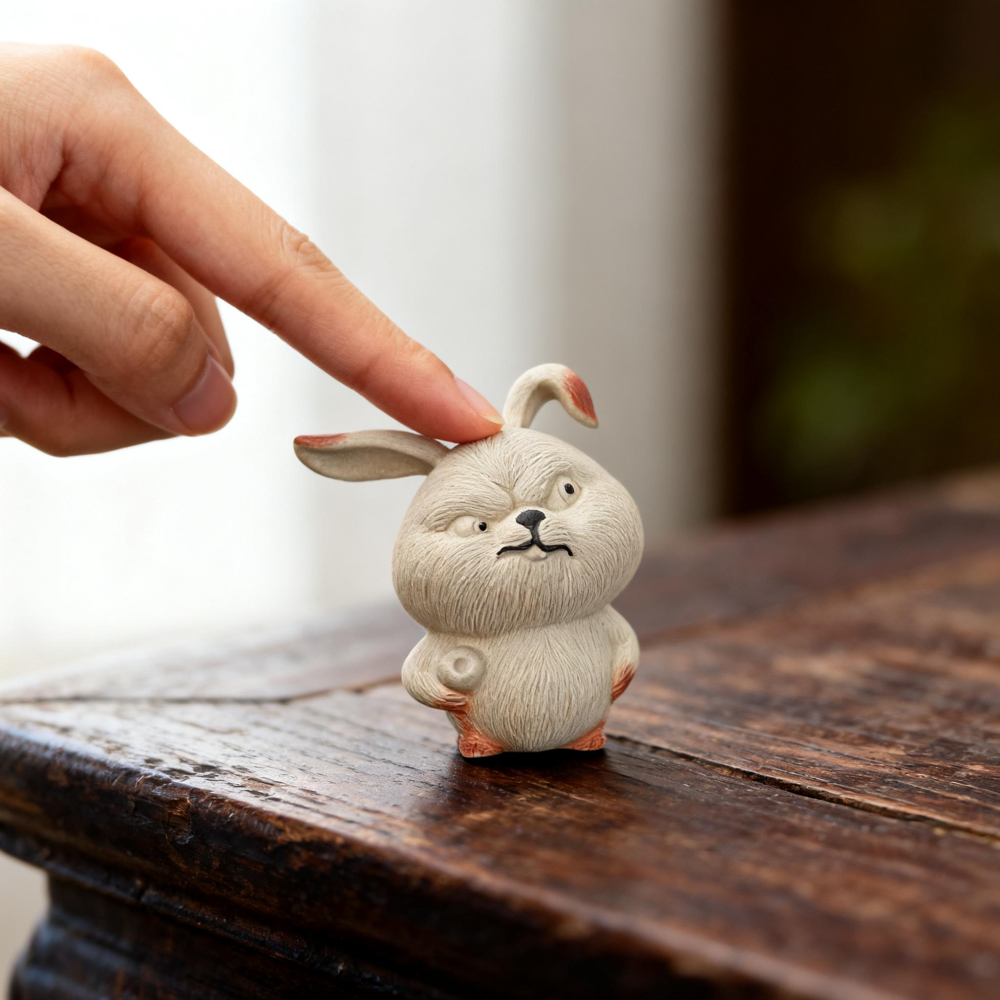 Carrot Rabbit Tea Pet - Image 5