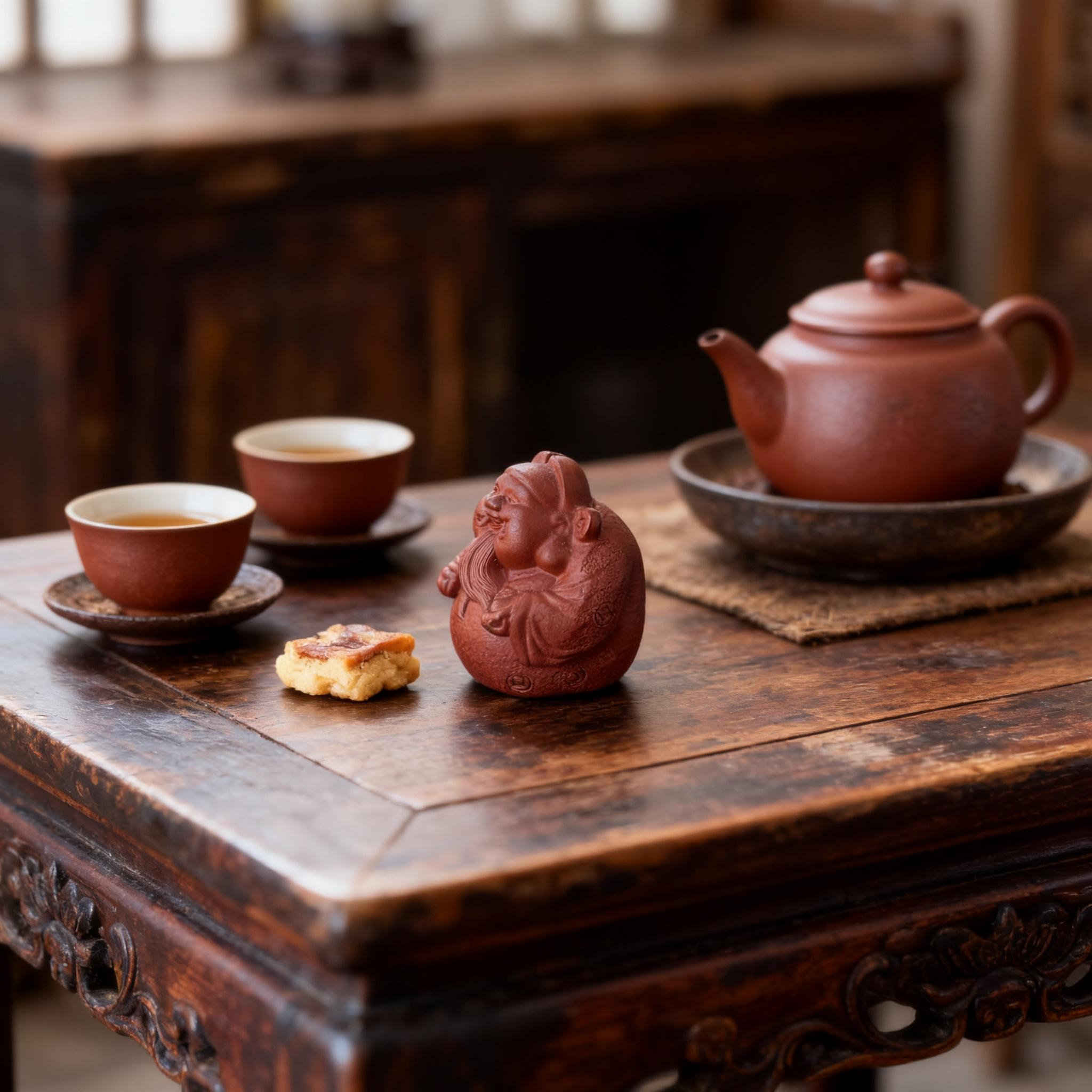 Chinese God of Wealth Tea Pet - Image 4