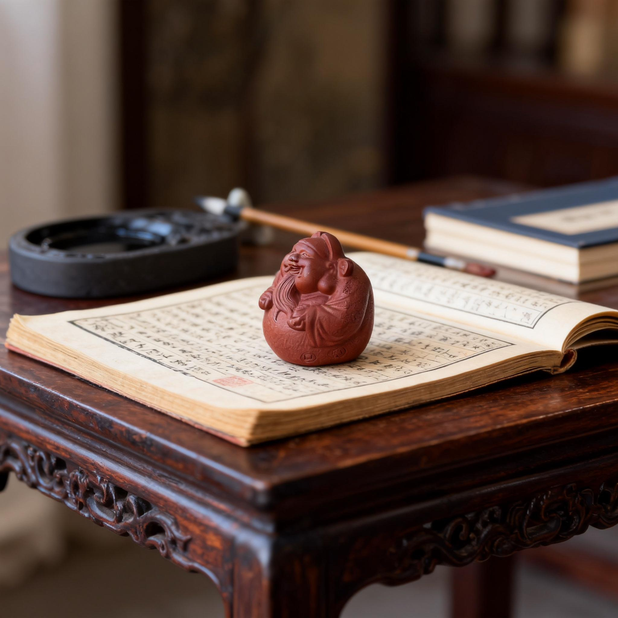 Chinese God of Wealth Tea Pet - Image 5