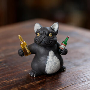 Dog with Beer Tea Pet