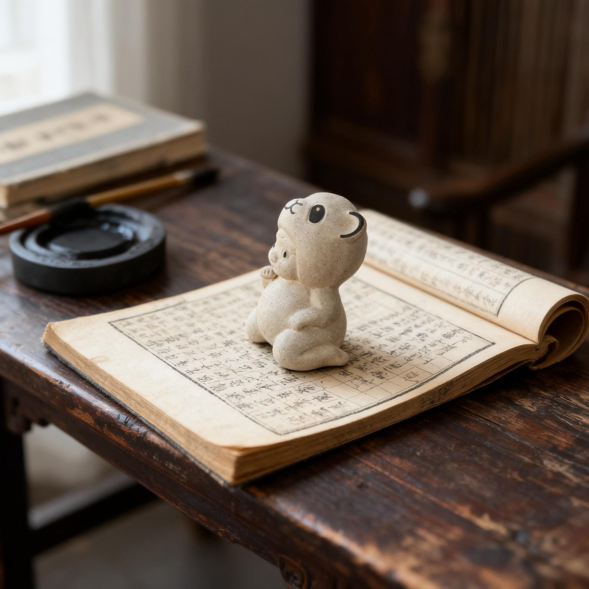 Kid Wearing a Panda Hat Tea Pet - Image 3