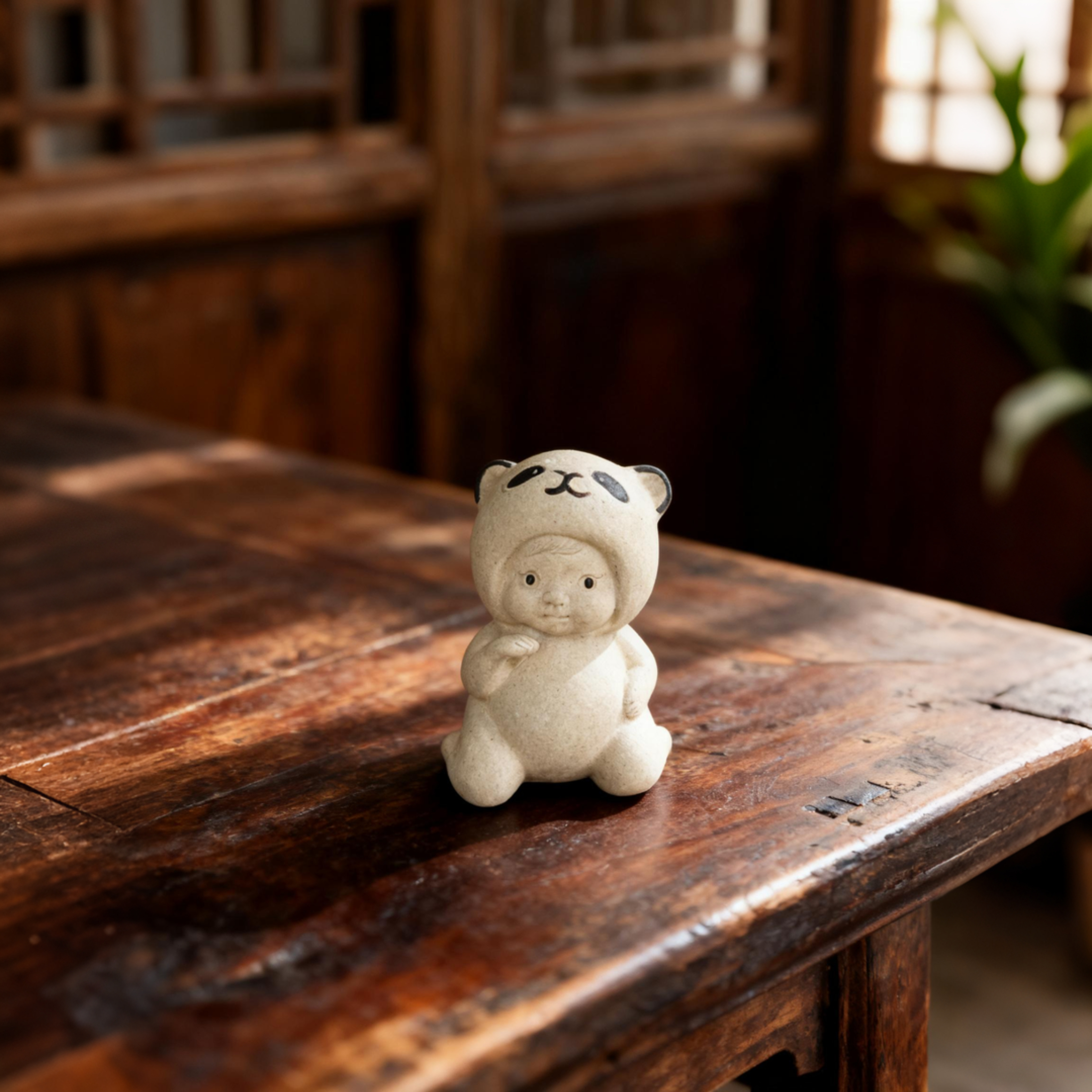 Kid Wearing a Panda Hat Tea Pet - Image 6