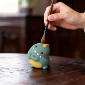 Little Green Dragon Tea Pet