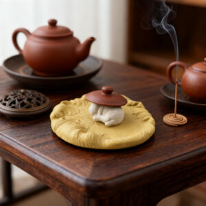 Lotus Leaf Rabbit Tea Pet