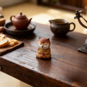 Meditating Tiger Tea Pet