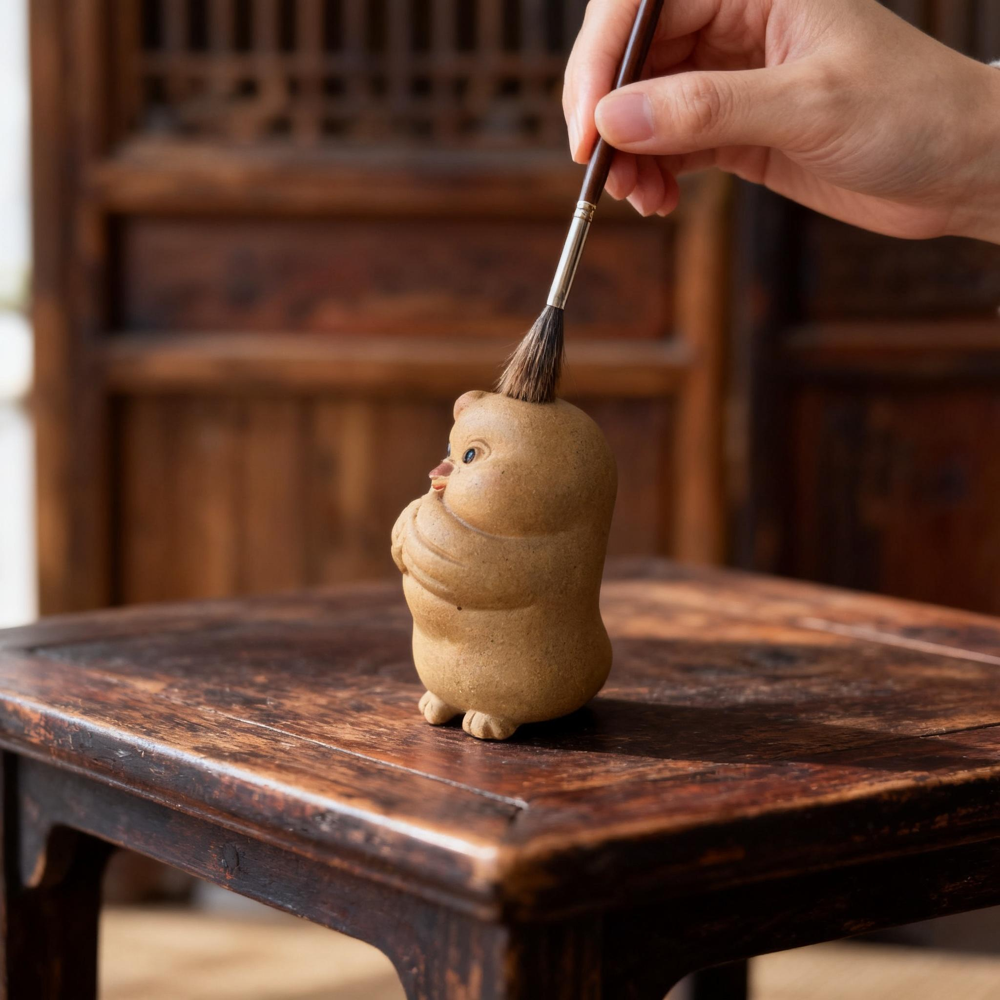 Playful Little Chicken Tea Pet - Image 3