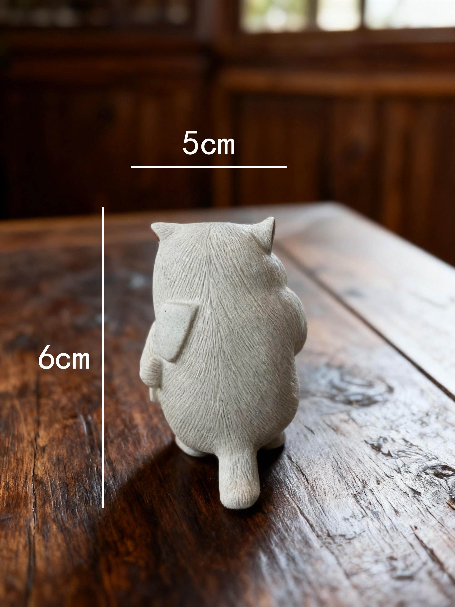 Witty Cat with a Knife Hidden Behind Tea Pet - Image 8