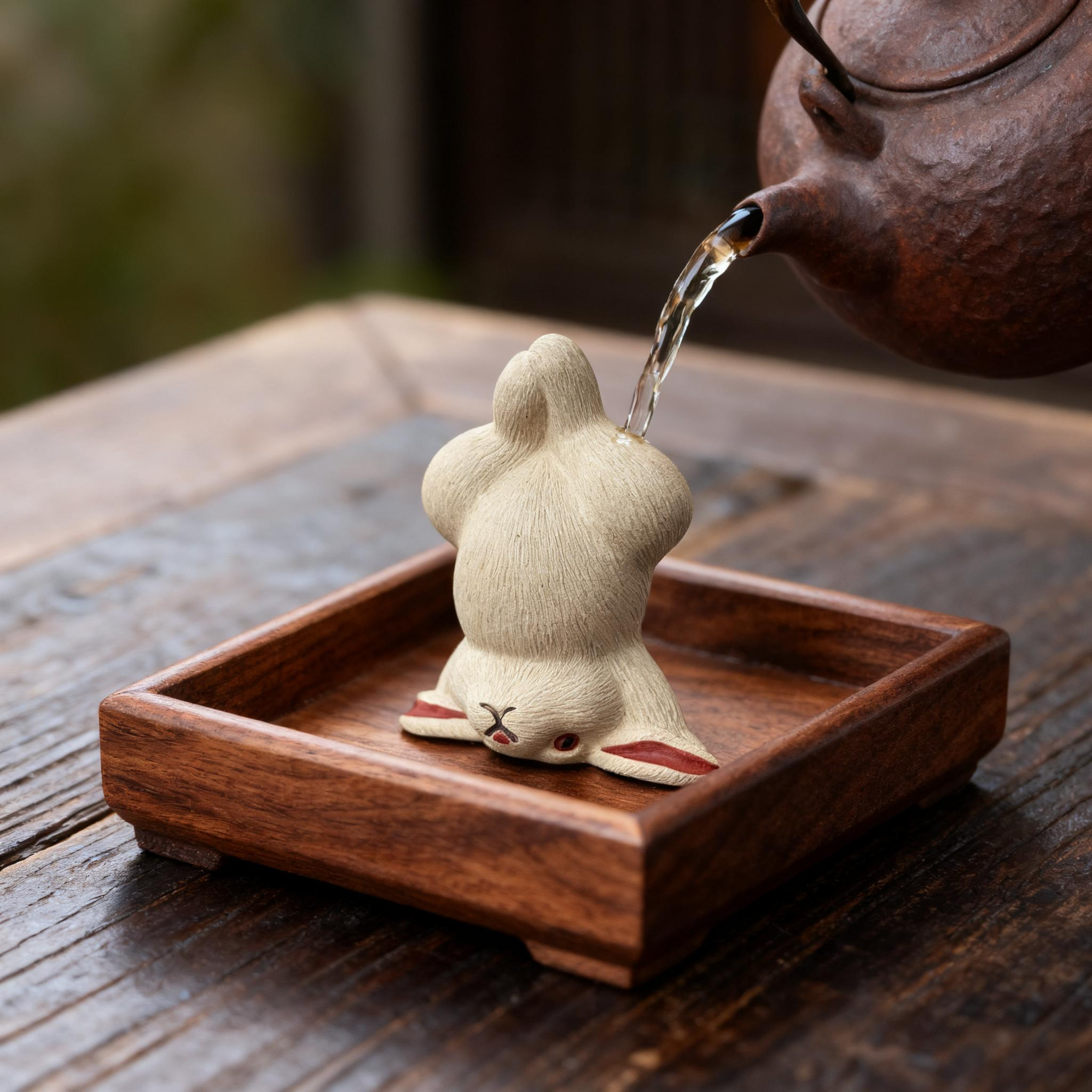 Yoga Rabbit Tea Pet B