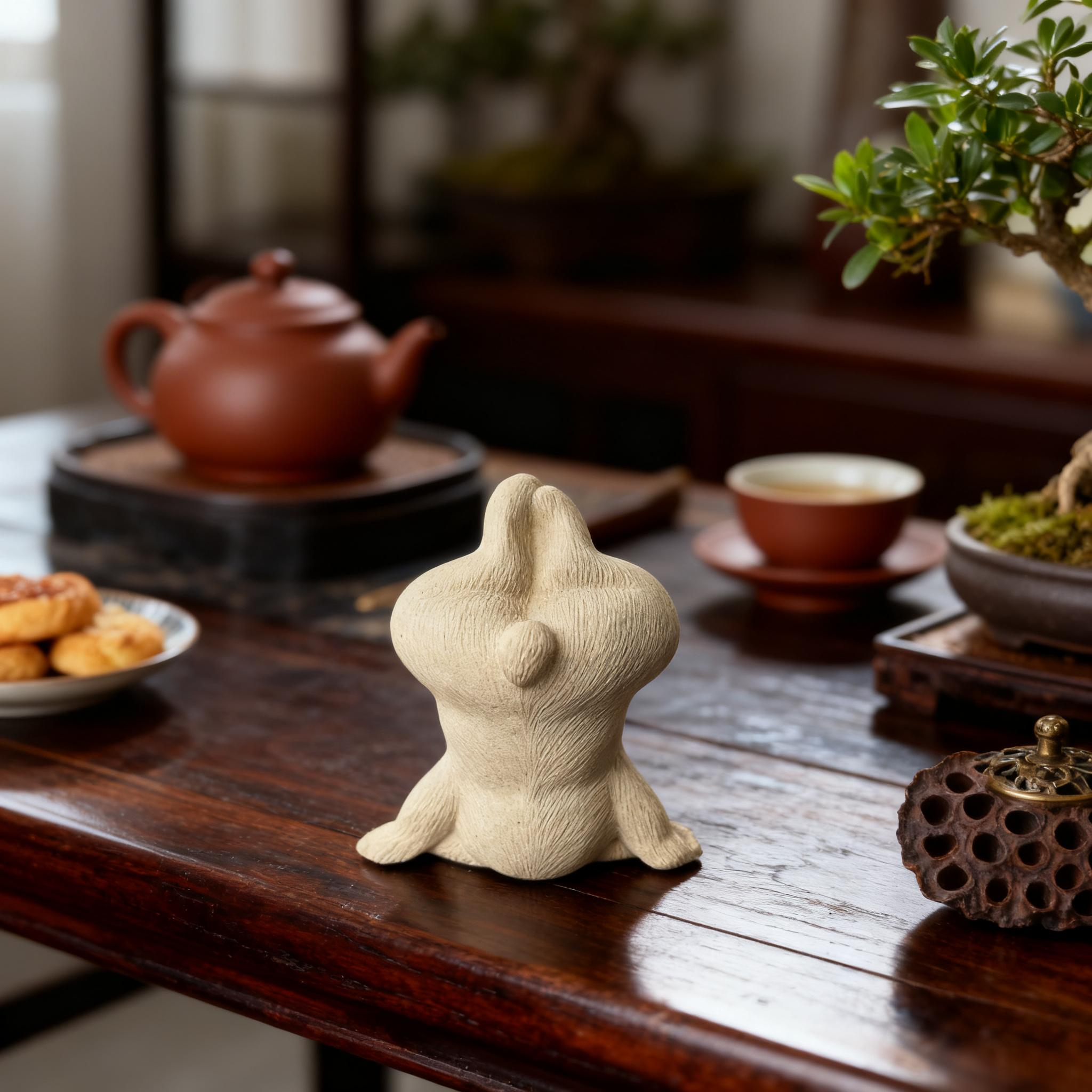 Yoga Rabbit Tea Pet B - Image 3
