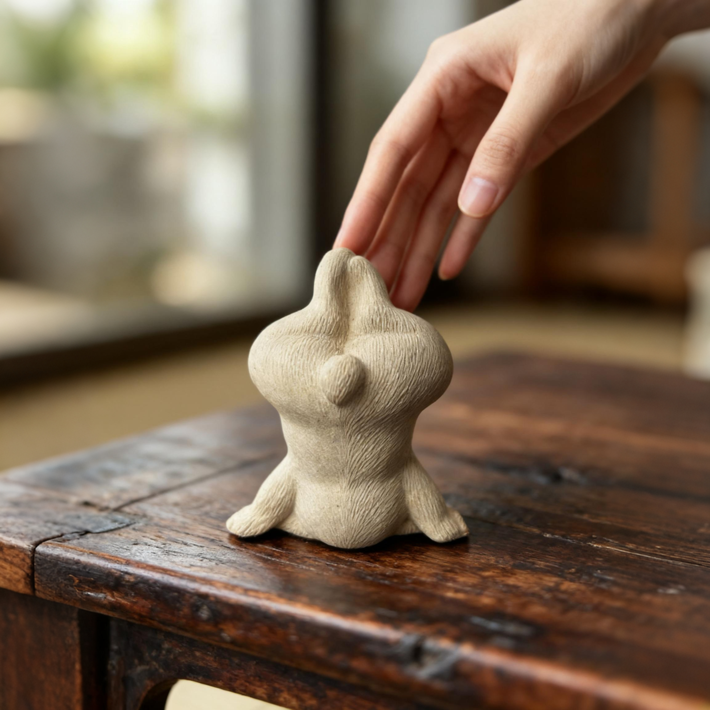 Yoga Rabbit Tea Pet B - Image 4