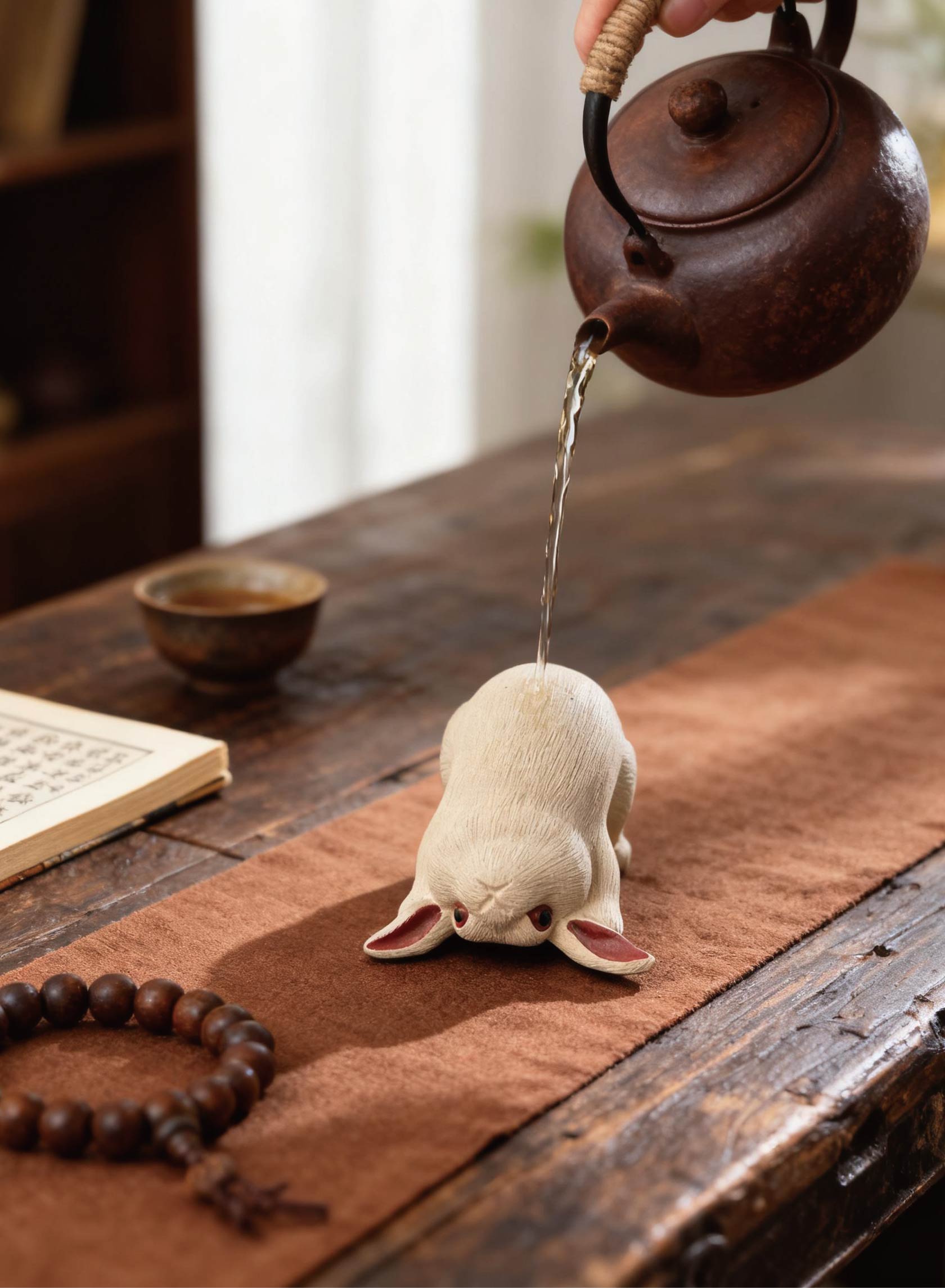 Yoga Rabbit Tea Pet D - Image 7