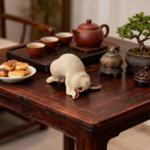 Yoga Rabbit Tea Pet D